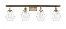 Innovations Lighting 516-4W-AB-G652-6 - Cindyrella - 4 Light - 36 inch - Antique Brass - Bath Vanity Light