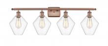 Innovations Lighting 516-4W-AC-G652-8 - Cindyrella - 4 Light - 38 inch - Antique Copper - Bath Vanity Light