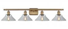 Innovations Lighting 516-4W-BB-G132 - Orwell - 4 Light - 38 inch - Brushed Brass - Bath Vanity Light