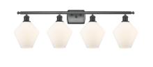 Innovations Lighting 516-4W-BK-G651-8 - Cindyrella - 4 Light - 38 inch - Matte Black - Bath Vanity Light