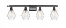 Innovations Lighting 516-4W-BK-G654-6 - Cindyrella - 4 Light - 36 inch - Matte Black - Bath Vanity Light