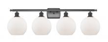 Innovations Lighting 516-4W-OB-G121-8 - Athens - 4 Light - 38 inch - Oil Rubbed Bronze - Bath Vanity Light