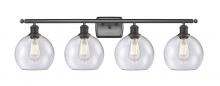 Innovations Lighting 516-4W-OB-G124-8 - Athens - 4 Light - 38 inch - Oil Rubbed Bronze - Bath Vanity Light
