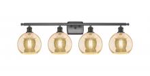 Innovations Lighting 516-4W-OB-G128-8 - Athens - 4 Light - 38 inch - Oil Rubbed Bronze - Bath Vanity Light