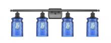 Innovations Lighting 516-4W-OB-G352-BL - Candor 4 Light Bath Vanity Light
