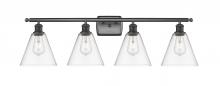 Innovations Lighting 516-4W-OB-GBC-82 - Berkshire - 4 Light - 38 inch - Oil Rubbed Bronze - Bath Vanity Light