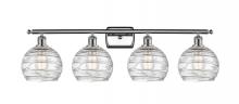 Innovations Lighting 516-4W-PC-G1213-8 - Athens Deco Swirl - 4 Light - 38 inch - Polished Chrome - Bath Vanity Light