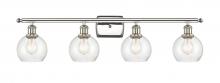 Innovations Lighting 516-4W-PN-G124-6 - Athens - 4 Light - 36 inch - Polished Nickel - Bath Vanity Light