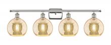 Innovations Lighting 516-4W-PN-G128-8 - Athens - 4 Light - 38 inch - Polished Nickel - Bath Vanity Light
