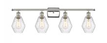 Innovations Lighting 516-4W-PN-G654-6-LED - Cindyrella - 4 Light - 36 inch - Polished Nickel - Bath Vanity Light