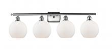 Innovations Lighting 516-4W-SN-G121-8 - Athens - 4 Light - 38 inch - Brushed Satin Nickel - Bath Vanity Light