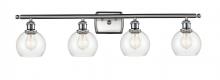 Innovations Lighting 516-4W-SN-G122-6 - Athens - 4 Light - 36 inch - Brushed Satin Nickel - Bath Vanity Light