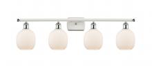 Innovations Lighting 516-4W-WPC-G101 - Belfast - 4 Light - 36 inch - White Polished Chrome - Bath Vanity Light