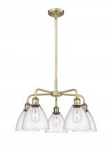 Innovations Lighting 516-5CR-AB-GBD-754 - Bristol - 5 Light - 26 inch - Antique Brass - Chandelier