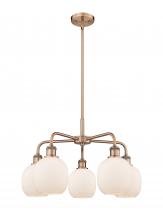 Innovations Lighting 516-5CR-AC-G101 - Belfast - 5 Light - 24 inch - Antique Copper - Chandelier