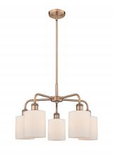 Innovations Lighting 516-5CR-AC-G111 - Cobbleskill - 5 Light - 23 inch - Antique Copper - Chandelier