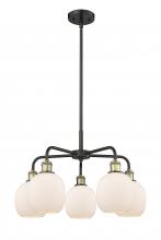 Innovations Lighting 516-5CR-BAB-G101 - Belfast - 5 Light - 24 inch - Black Antique Brass - Chandelier