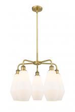 Innovations Lighting 516-5CR-BB-G651-7 - Cindyrella - 5 Light - 25 inch - Brushed Brass - Chandelier