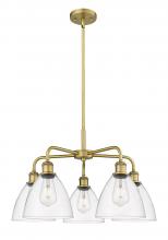 Innovations Lighting 516-5CR-BB-GBD-752 - Bristol - 5 Light - 26 inch - Brushed Brass - Chandelier