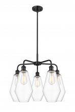 Innovations Lighting 516-5CR-BK-G652-7 - Cindyrella - 5 Light - 25 inch - Matte Black - Chandelier