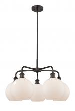 Innovations Lighting 516-5CR-OB-G121-8 - Athens - 5 Light - 26 inch - Oil Rubbed Bronze - Chandelier