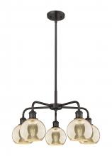 Innovations Lighting 516-5CR-OB-G128-6 - Athens - 5 Light - 24 inch - Oil Rubbed Bronze - Chandelier
