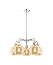 Innovations Lighting 516-5CR-PN-G128-8 - Athens - 5 Light - 26 inch - Polished Nickel - Chandelier