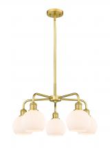 Innovations Lighting 516-5CR-SG-G121-6 - Athens - 5 Light - 24 inch - Satin Gold - Chandelier