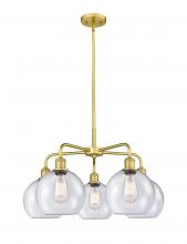 Innovations Lighting 516-5CR-SG-G124-8 - Athens - 5 Light - 26 inch - Satin Gold - Chandelier