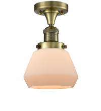 Innovations Lighting 517-1CH-AB-G171 - Fulton - 1 Light - 7 inch - Antique Brass - Semi-Flush Mount