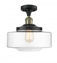 Innovations Lighting 517-1CH-BAB-G692-12 - Bridgeton - 1 Light - 12 inch - Black Antique Brass - Semi-Flush Mount