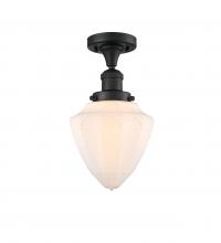 Innovations Lighting 517-1CH-BK-G661-7 - Bullet - 1 Light - 7 inch - Matte Black - Semi-Flush Mount