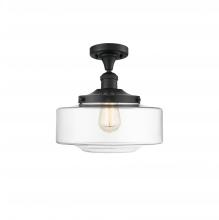 Innovations Lighting 517-1CH-BK-G692-12 - Bridgeton - 1 Light - 12 inch - Matte Black - Semi-Flush Mount