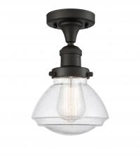 Innovations Lighting 517-1CH-OB-G324 - Olean - 1 Light - 7 inch - Oil Rubbed Bronze - Semi-Flush Mount