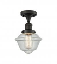 Innovations Lighting 517-1CH-OB-G534 - Oxford - 1 Light - 8 inch - Oil Rubbed Bronze - Semi-Flush Mount