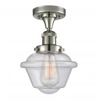 Innovations Lighting 517-1CH-PN-G534 - Oxford - 1 Light - 8 inch - Polished Nickel - Semi-Flush Mount