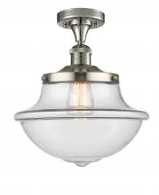 Innovations Lighting 517-1CH-PN-G542 - Oxford - 1 Light - 12 inch - Polished Nickel - Semi-Flush Mount