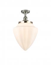 Innovations Lighting 517-1CH-PN-G661-12 - Bullet - 1 Light - 12 inch - Polished Nickel - Semi-Flush Mount