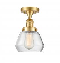 Innovations Lighting 517-1CH-SG-G172 - Fulton - 1 Light - 7 inch - Satin Gold - Semi-Flush Mount