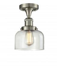 Innovations Lighting 517-1CH-SN-G72 - Bell - 1 Light - 8 inch - Brushed Satin Nickel - Semi-Flush Mount