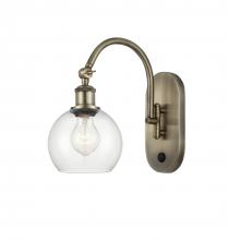 Innovations Lighting 518-1W-AB-G122-6 - Athens - 1 Light - 6 inch - Antique Brass - Adjustable Swing Arm