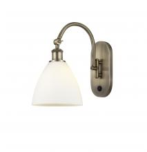 Innovations Lighting 518-1W-AB-GBD-751 - Bristol - 1 Light - 8 inch - Antique Brass - Sconce