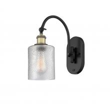 Innovations Lighting 518-1W-BAB-G112 - Cobbleskill - 1 Light - 5 inch - Black Antique Brass - Sconce