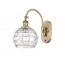 Innovations Lighting 518-1W-BB-G1213-8 - Athens Deco Swirl - 1 Light - 8 inch - Brushed Brass - Sconce