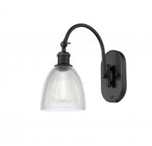 Innovations Lighting 518-1W-BK-G382 - Castile - 1 Light - 6 inch - Matte Black - Sconce