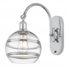 Innovations Lighting 518-1W-PC-G556-8CL - Rochester - 1 Light - 8 inch - Polished Chrome - Sconce