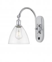 Innovations Lighting 518-1W-PC-GBD-752 - Bristol - 1 Light - 8 inch - Polished Chrome - Sconce