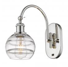 Innovations Lighting 518-1W-PN-G556-6CL - Rochester - 1 Light - 6 inch - Polished Nickel - Sconce