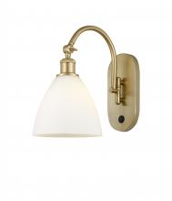 Innovations Lighting 518-1W-SG-GBD-751 - Bristol - 1 Light - 8 inch - Satin Gold - Sconce