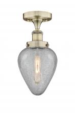 Innovations Lighting 616-1F-AB-G165 - Geneseo - 1 Light - 7 inch - Antique Brass - Semi-Flush Mount